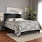 Baxton Studio Ansa Dark Grey Upholstered Full Size Bed 159-9759 - alternate 2